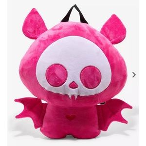 Skelanimals Diego Plush Backpack - Pink